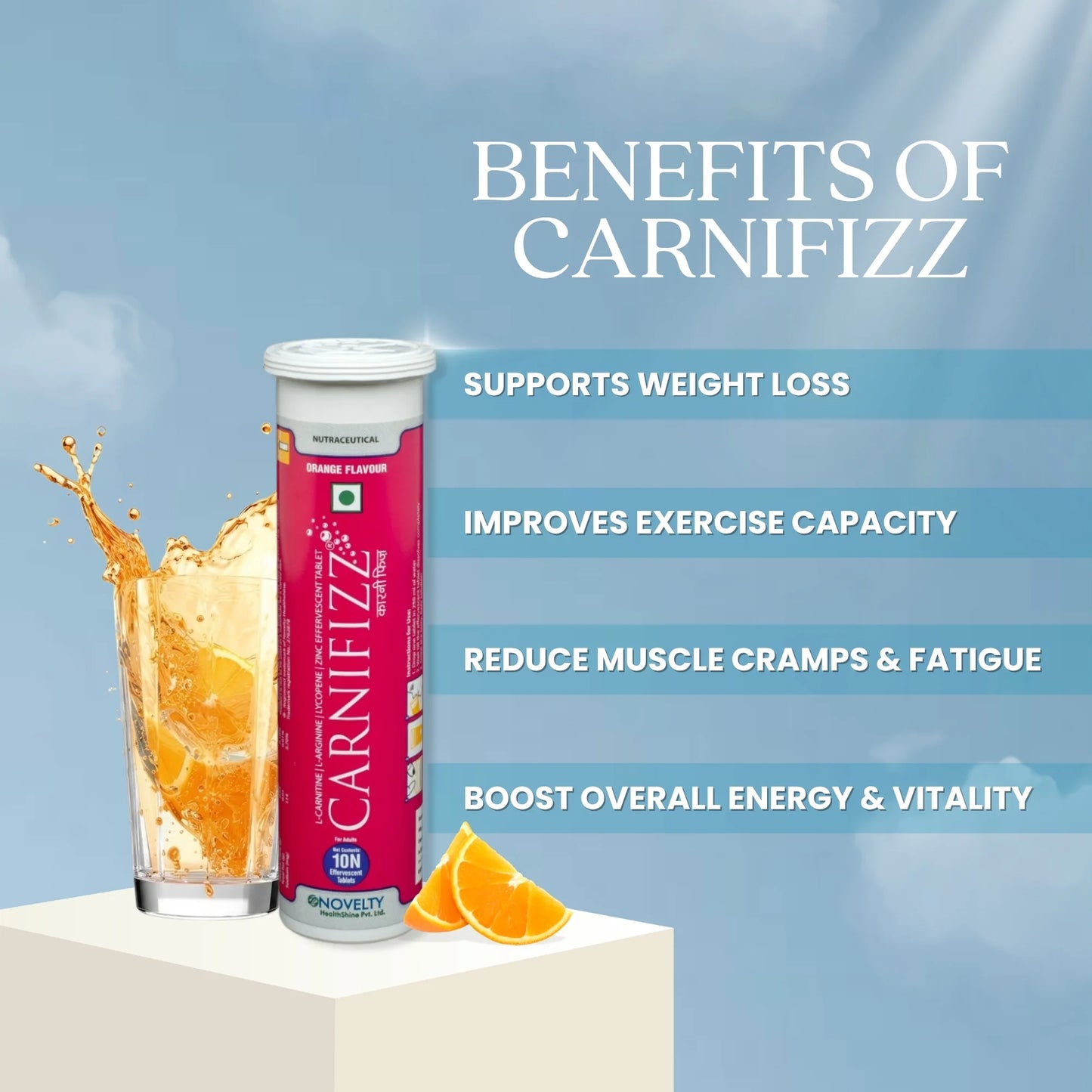 CARNIFIZZ – Effervescent Tablets for Muscle Energy & Recovery