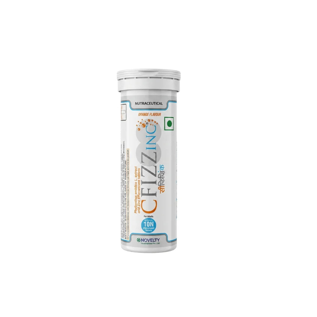 Cfizzinc – Vitamin C & Zinc Effervescent Tablet for Immunity & Skin