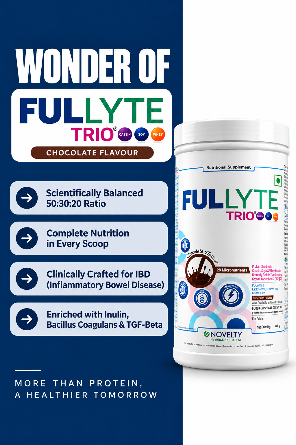 FULLYTE TRIO – Scientifically Crafted Complete Nutritional Supplement
