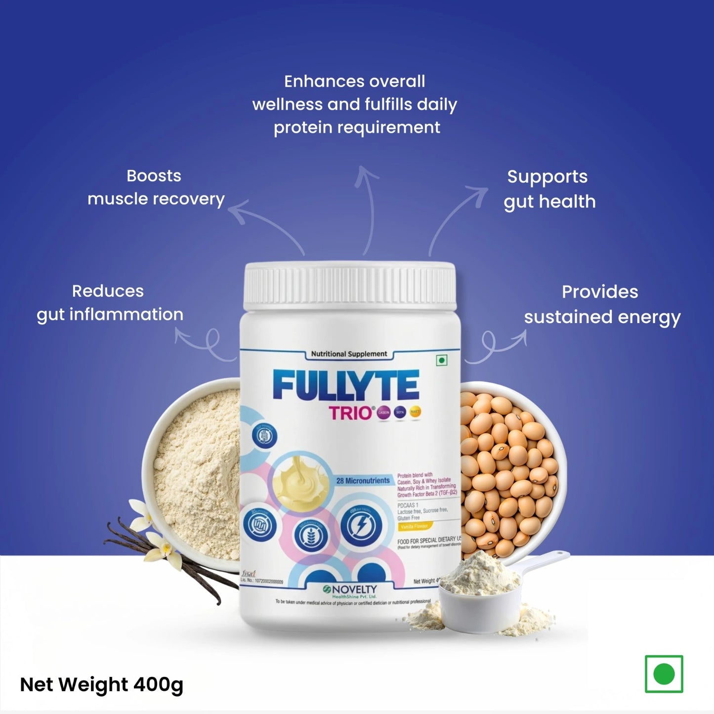 FULLYTE TRIO – Scientifically Crafted Complete Nutritional Supplement