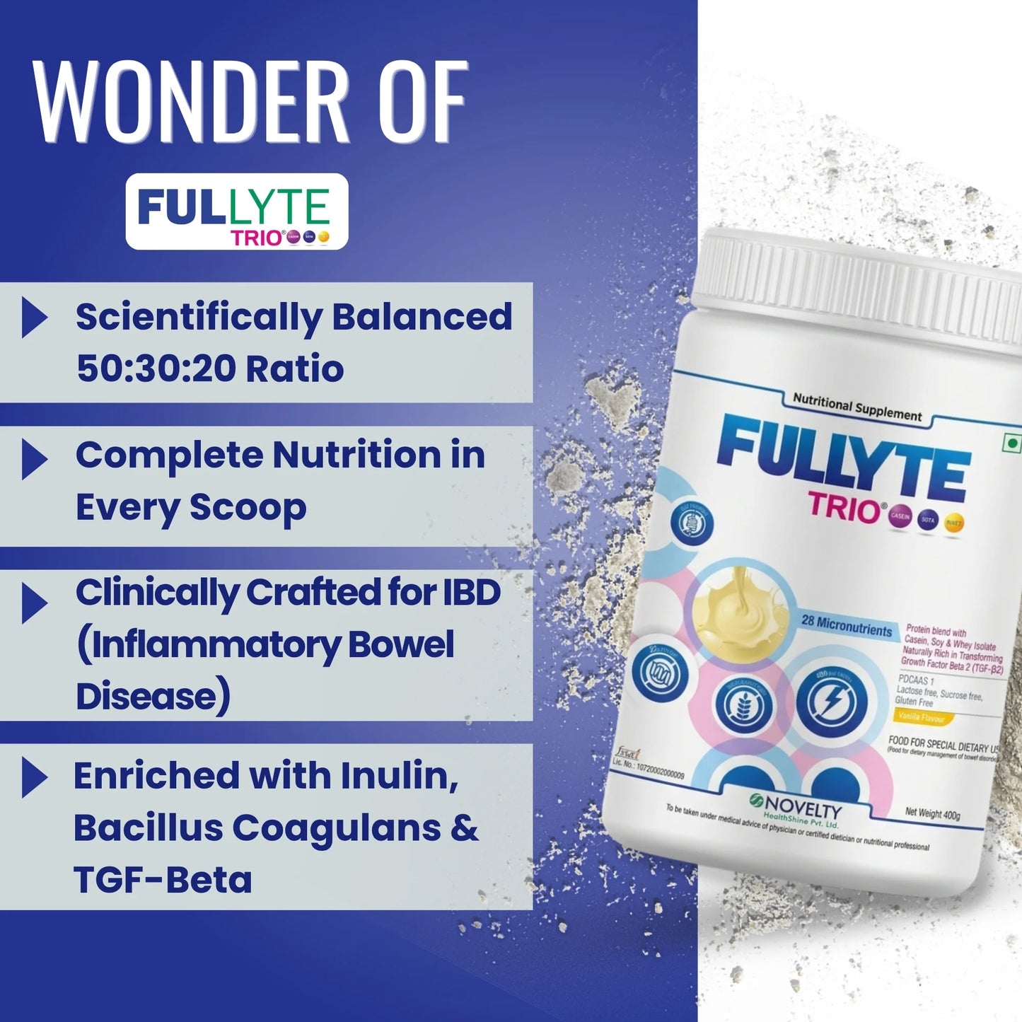 FULLYTE TRIO – Scientifically Crafted Complete Nutritional Supplement