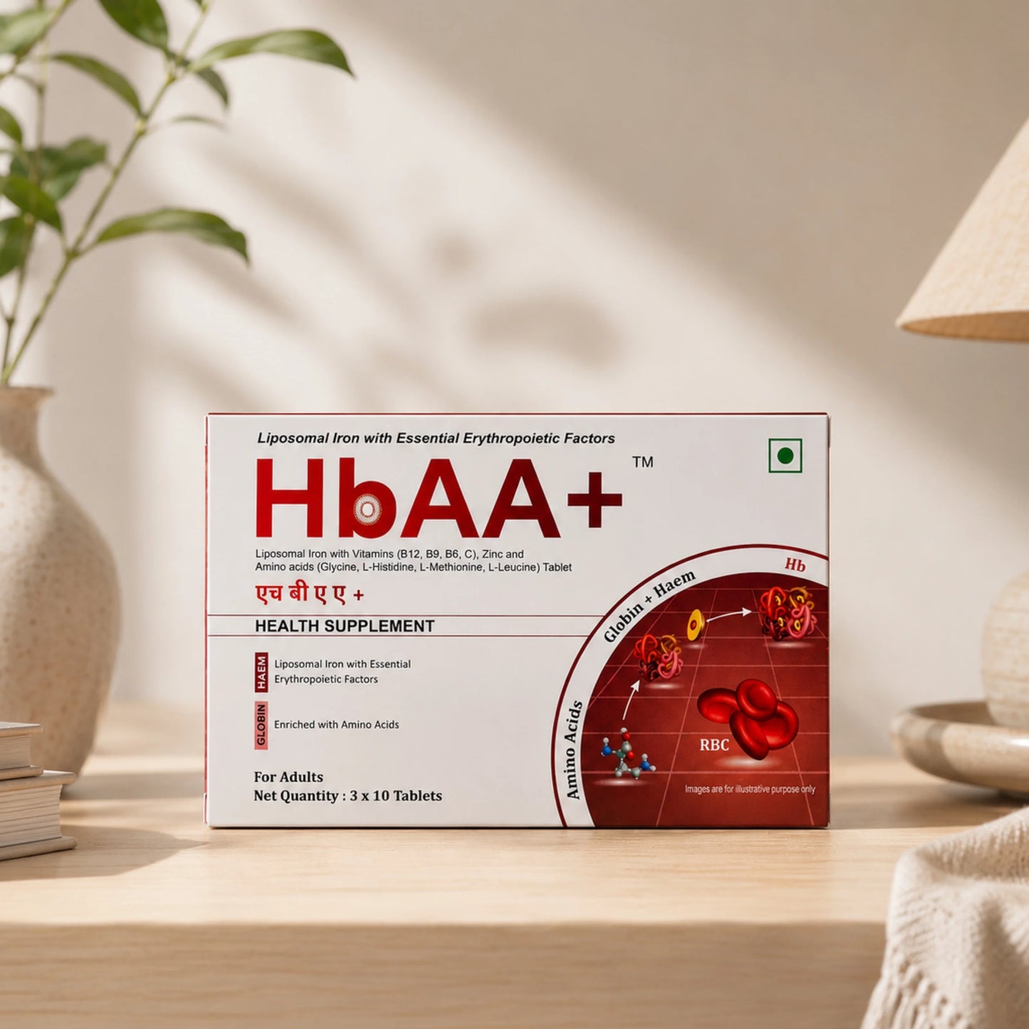 HBAA+ –  Iron Supplement Designed for Maximum Absorption, Zero Discomfort