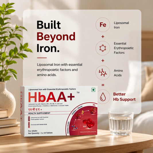 HBAA+ –  Iron Supplement Designed for Maximum Absorption, Zero Discomfort