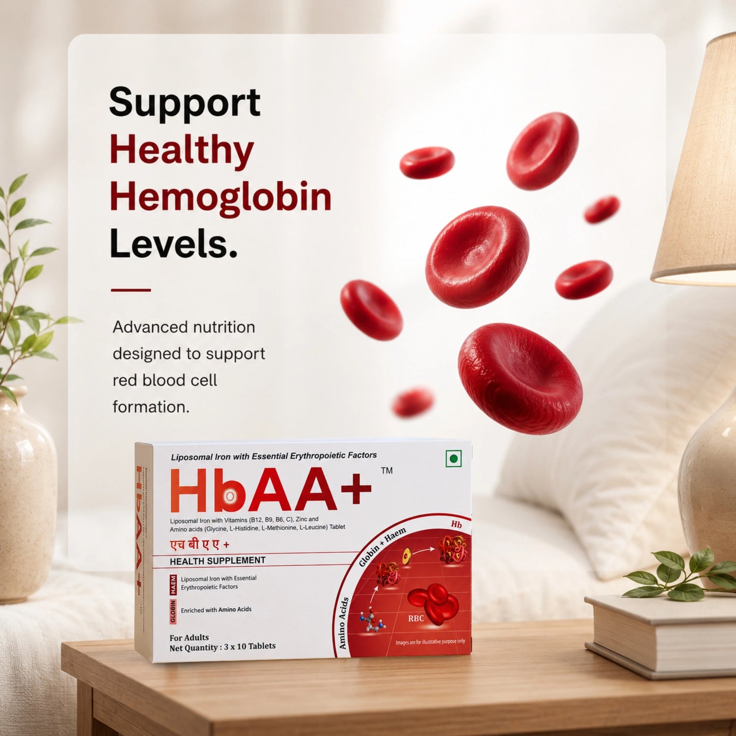 HBAA+ –  Iron Supplement Designed for Maximum Absorption, Zero Discomfort
